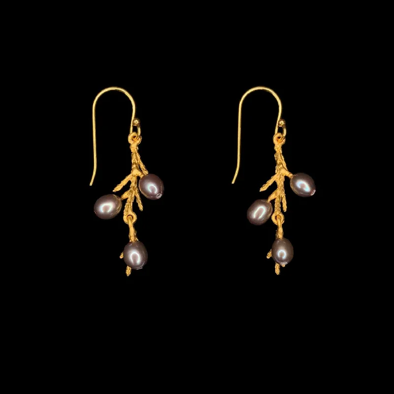 ladies-artisan-dangle-earrings-Juniper Earrings - Wire Drop