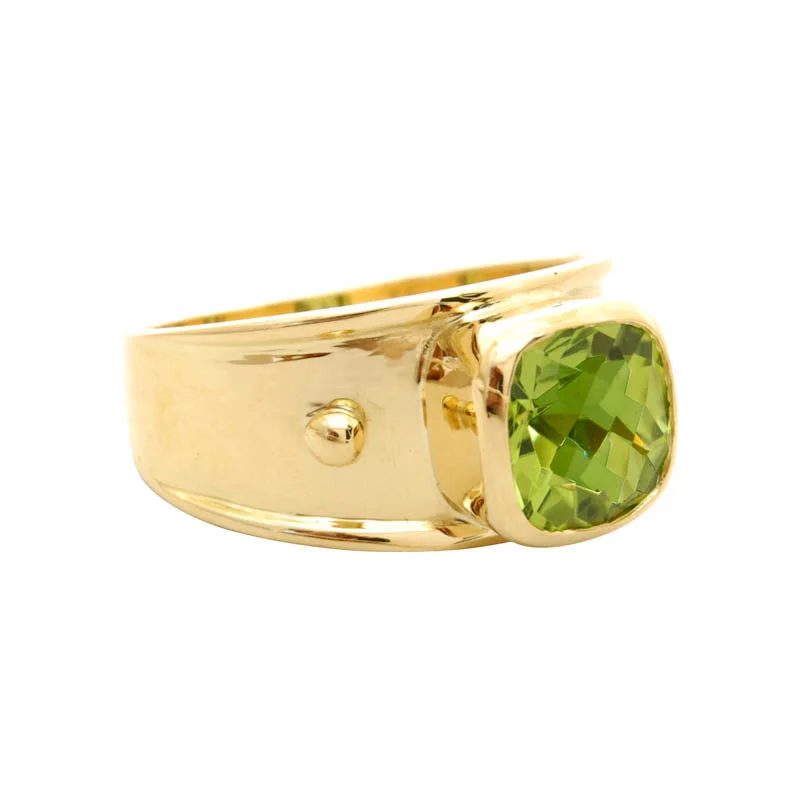 ladies-bridal-silver-rings-Ring- Peridot  (2132J)