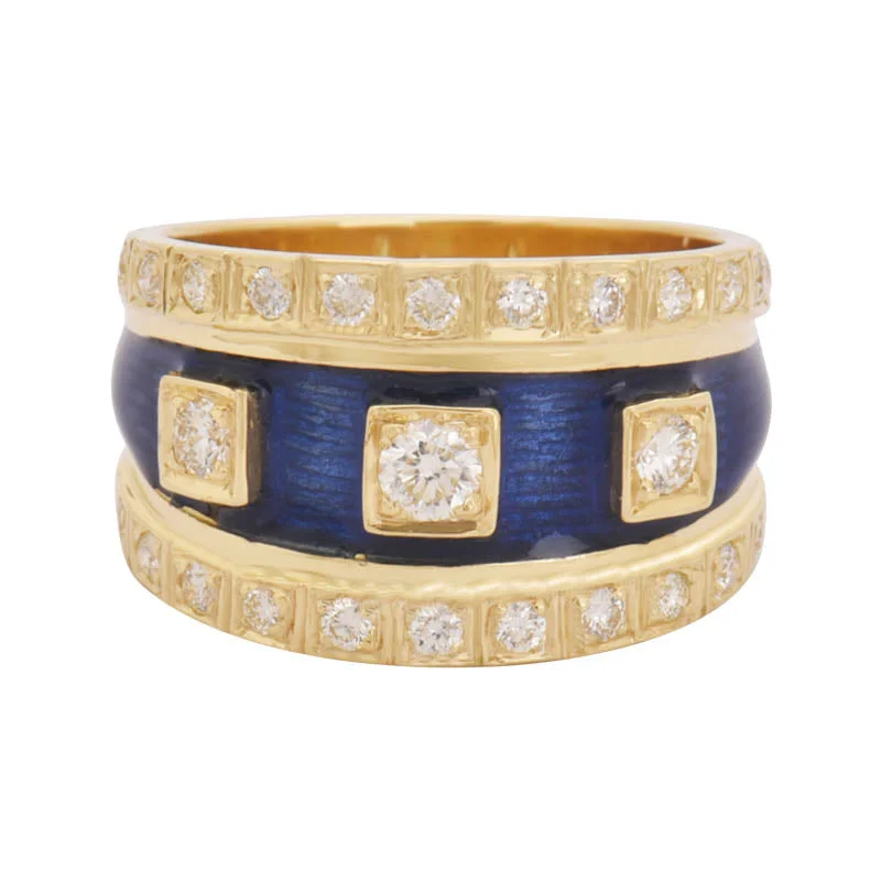 ladies-elegant-white-gold-rings-Repair - Repair - Ring - Diamond (Enamel) - 2193F