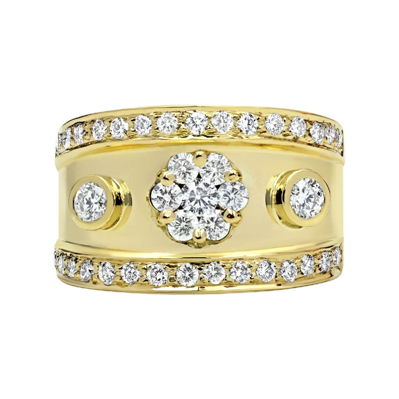 ladies-elegant-white-gold-rings-Ring - Diamond (2316F)