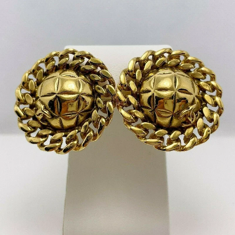 ladies-heart-hoop-earrings-$650 Chanel Quilted 37mm Gold Plated Earrings