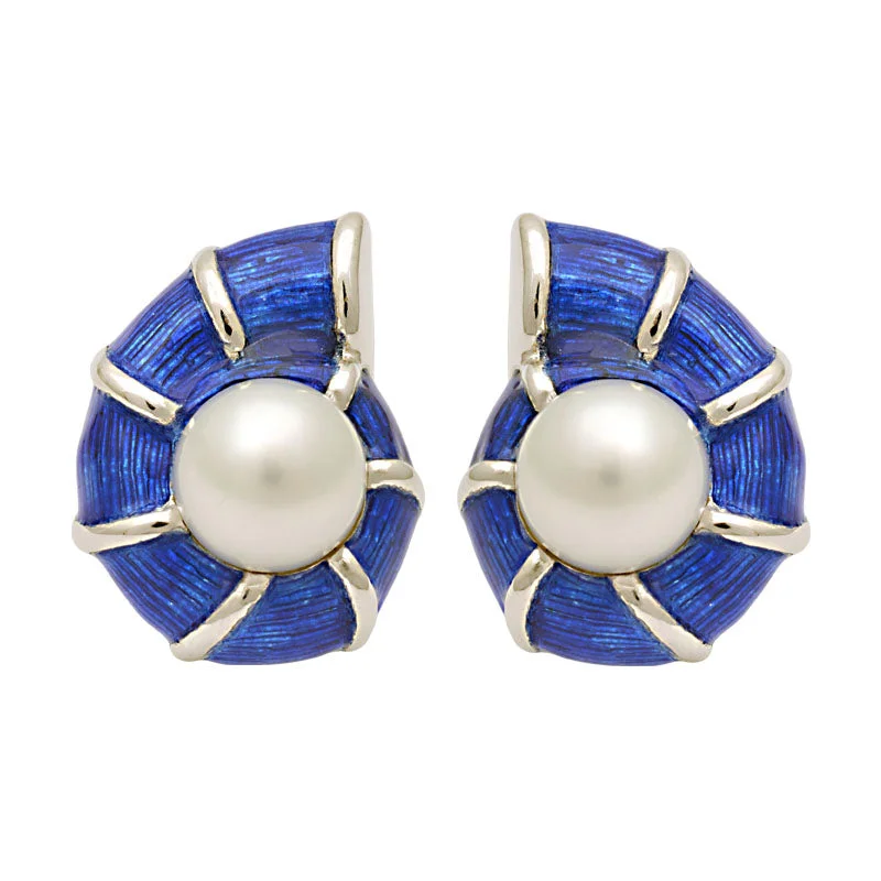 ladies-gold-pearl-earrings-Earrings-South Sea Pearl (Enamel)