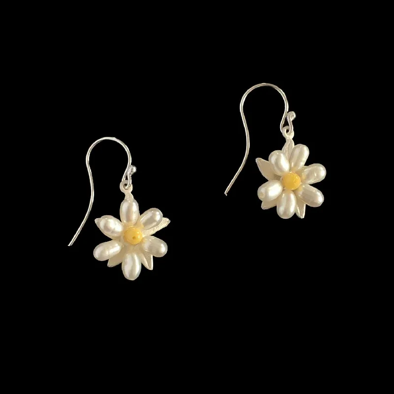 ladies-bridal-hook-earrings-Edelweiss Earring - Petite Wire