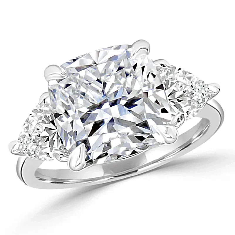 engagement-infinity-diamond-rings-Impressive And Stunning Three Stone Engagement Ring