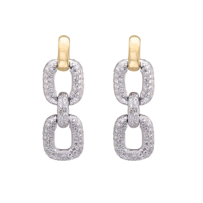 ladies-unique-bar-earrings-Earrings- Diamond