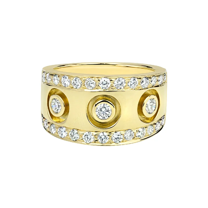 ladies-princess-cut-diamond-rings-Ring - Diamond (2328A)