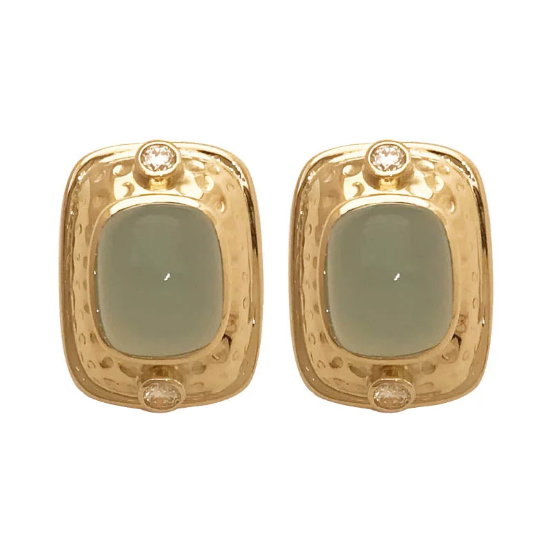 ladies-bridal-bar-earrings-EARRINGS- CHALCEDONY AND DIAMOND IN 18K GOLD