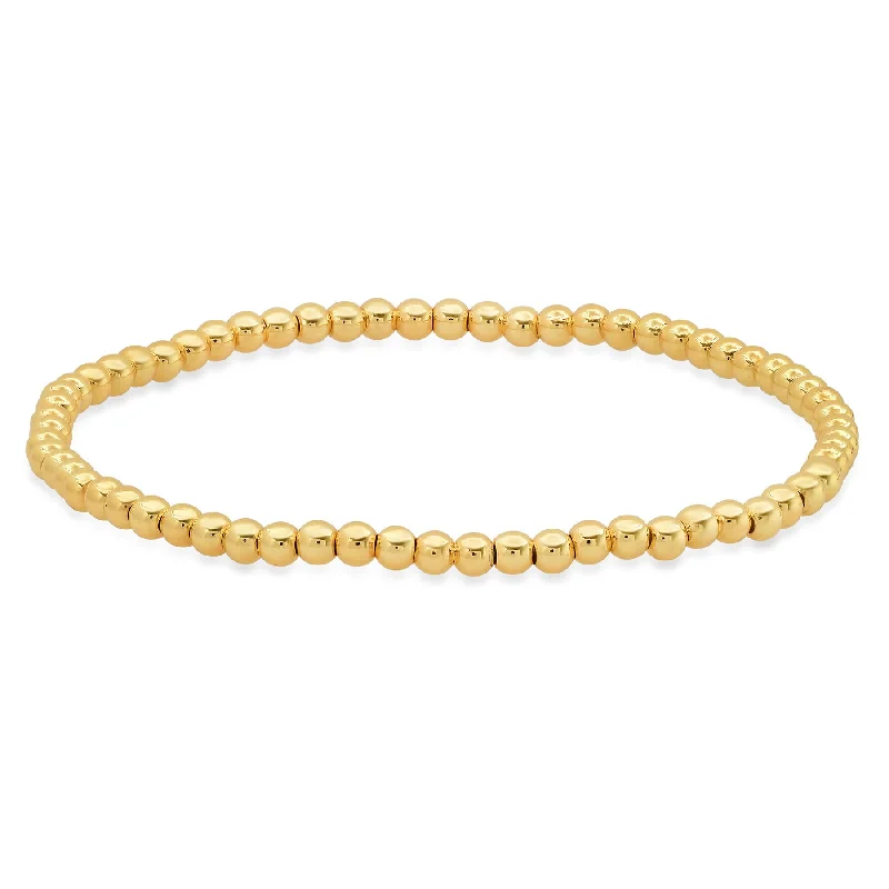 Ladies bracelets for singer vibes -STRETCH BRACELET, GOLD