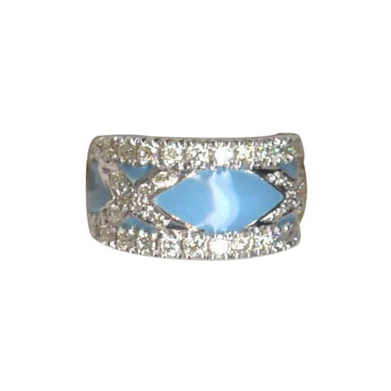 ladies-cushion-cut-diamond-rings-Ring- Diamond (Enamel)  (141HS)