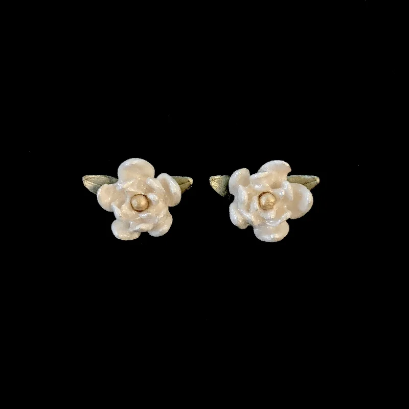 ladies-wedding-rose-gold-earrings-Magnolia Earrings - Post