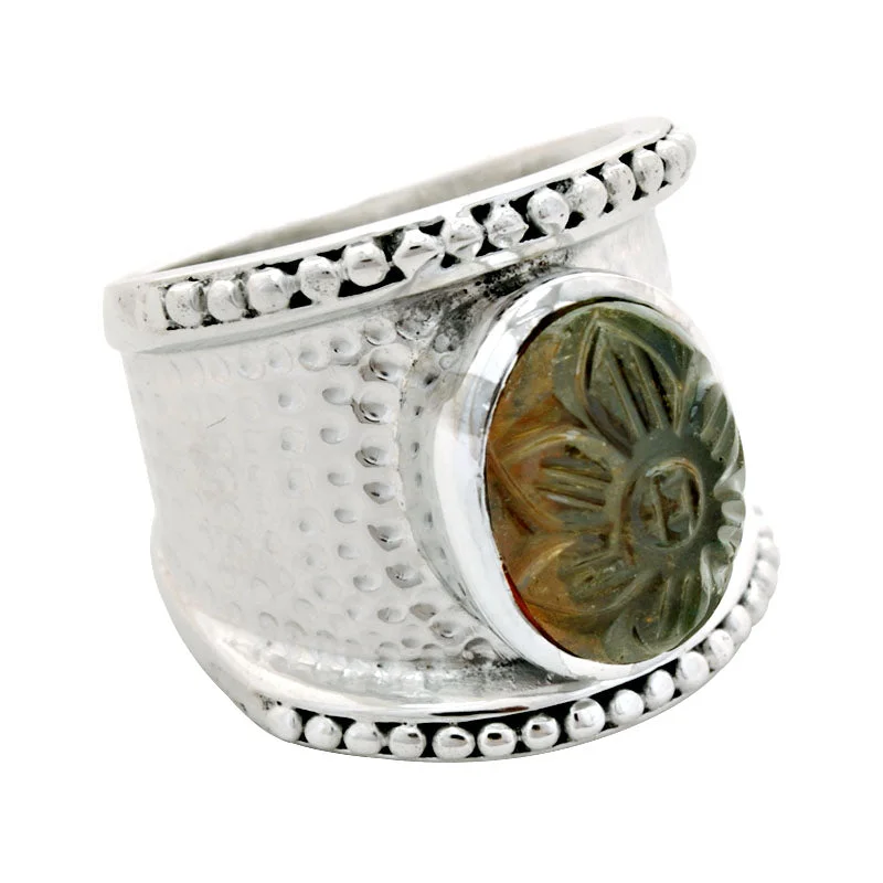 ladies-marquise-cut-silver-rings-Ring-Tourmaline