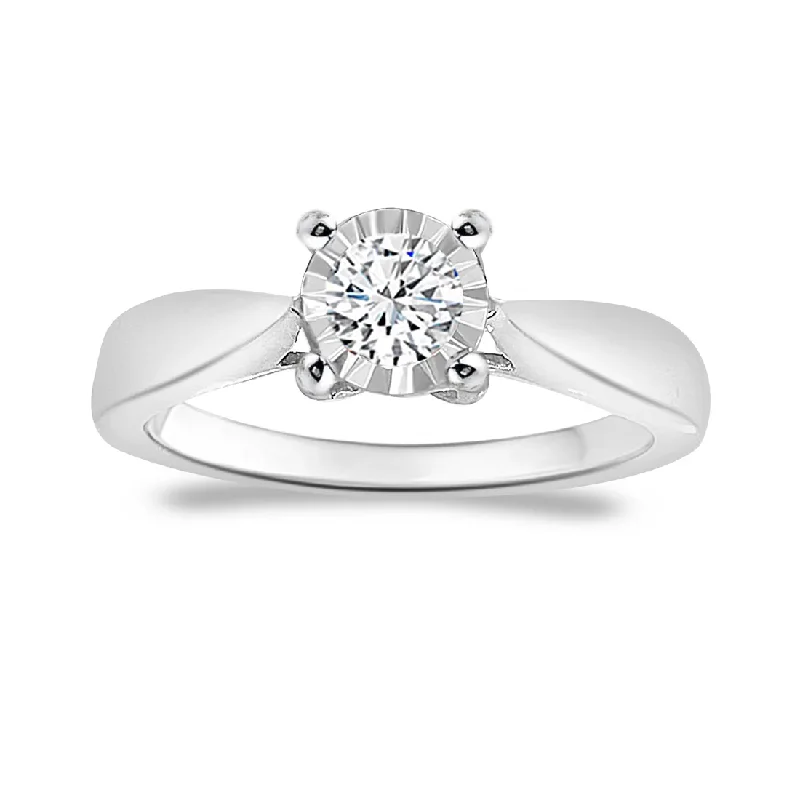 engagement-bridal-bypass-rings-Diamond Solitaire Engagement Ring (14K)