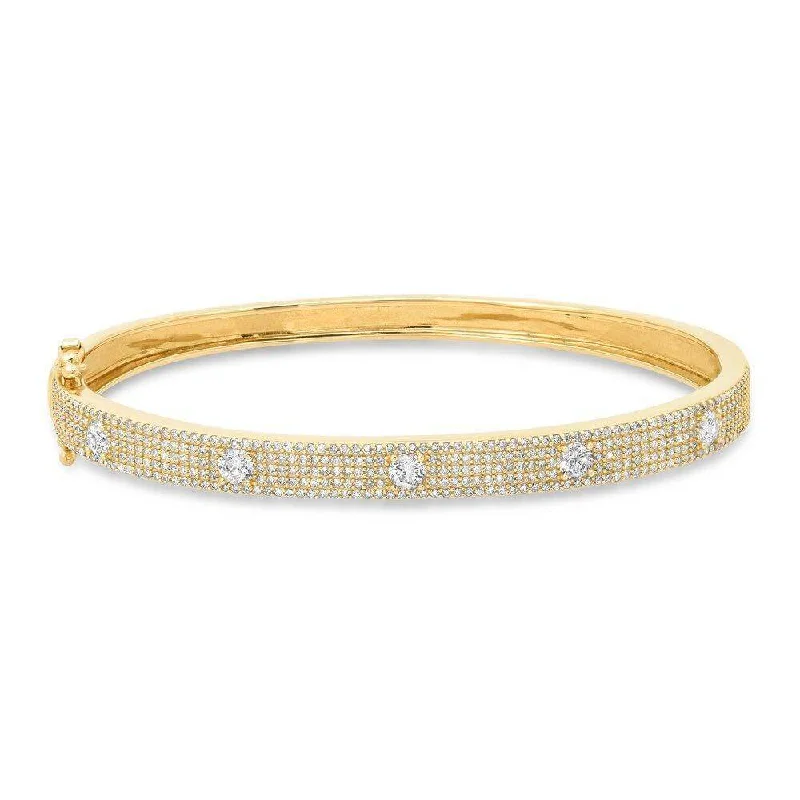 Ladies bracelets for summit days -AVOW DIAMOND BRACELET, GOLD