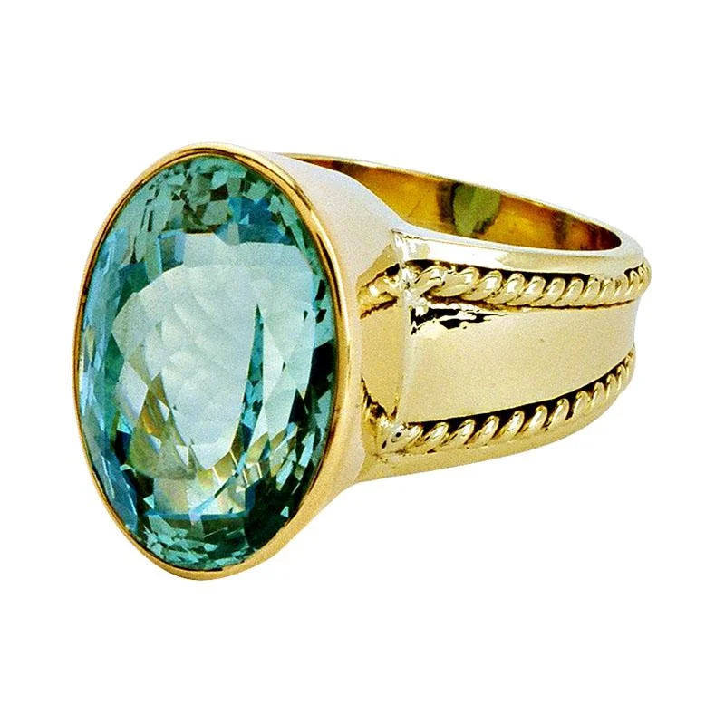 Ring-Aquamarine  (962F)