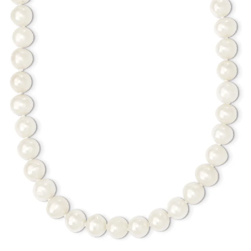 Ladies necklaces for path vibes -9-10mm, White FW Cultured Pearl Endless Strand Necklace, 80 Inch