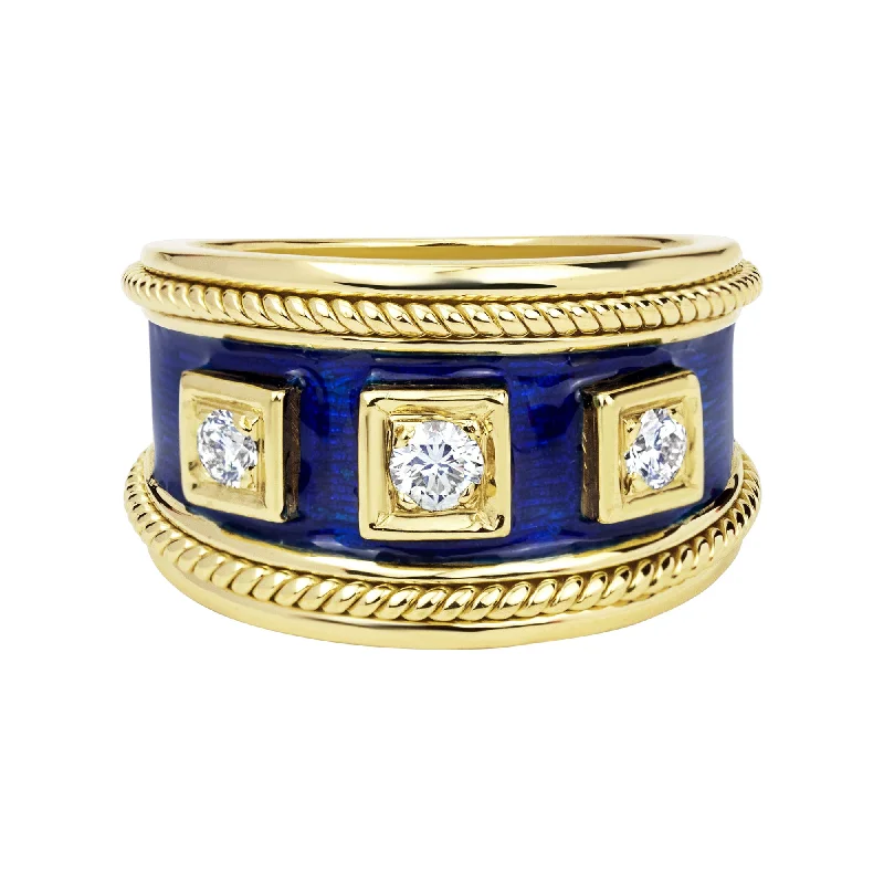 ladies-radiant-cut-diamond-rings-Ring - Diamond (enamel) (2329B)