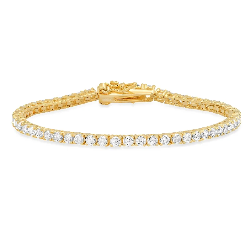 Ladies bracelets for vow vibes -TENNIS BRACELET, GOLD