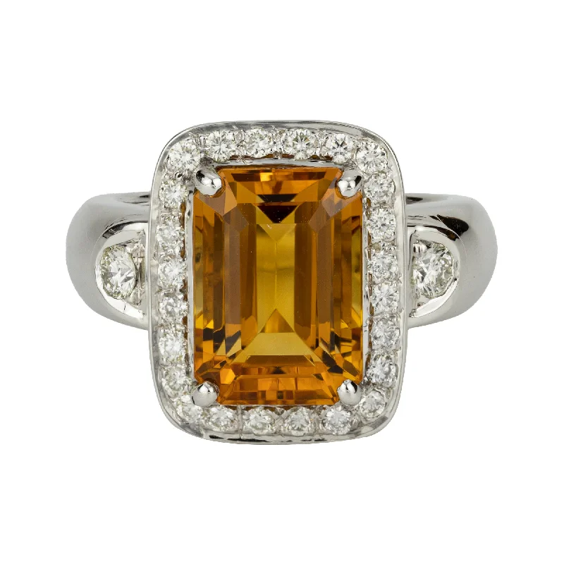 ladies-ruby-accent-rings-Ring - Citrine And Diamond