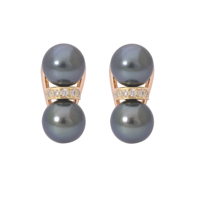 ladies-crystal-leverback-earrings-EARRINGS- SOUTH SEA PEARL AND DIAMOND