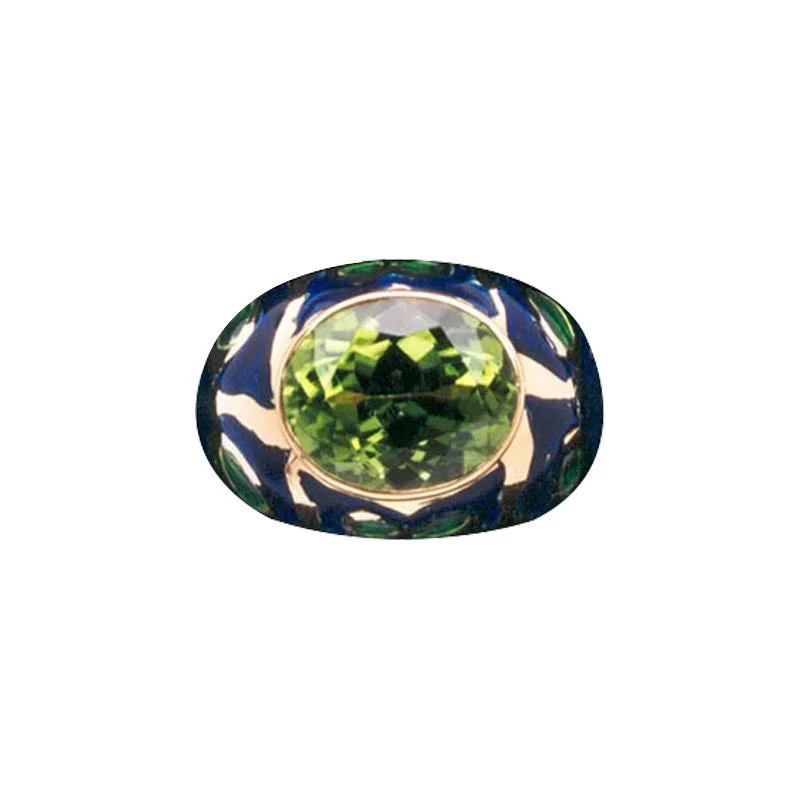 ladies-marquise-cut-silver-rings-Repair - Ring - Peridot (Enamel) - 530O