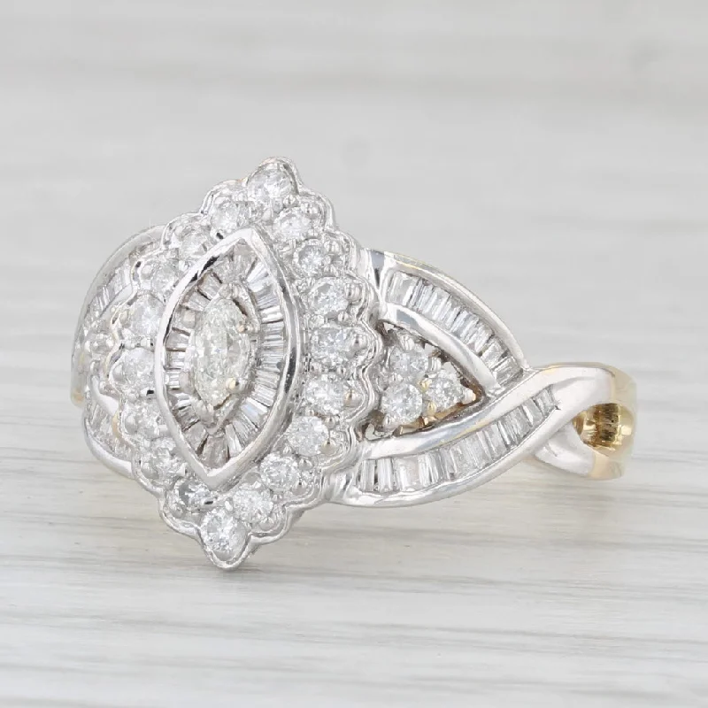 engagement-cushion-cut-rose-gold-rings-1.03ctw Diamond Ring 14k White Yellow Gold Size 7 Engagement