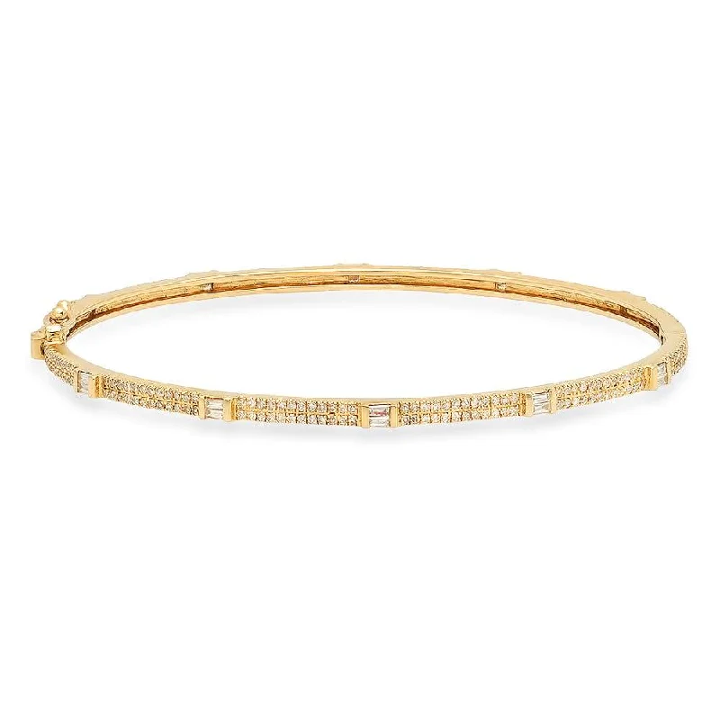 Ladies bracelets with jet spinel -ROYAL FULL CIRCLE DIAMOND BRACELET, GOLD