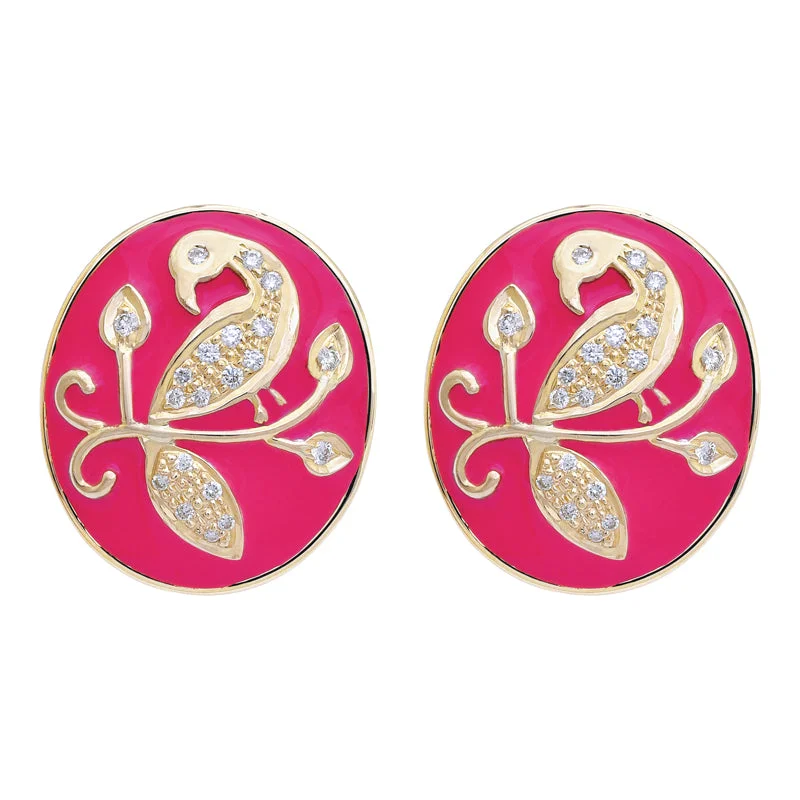 ladies-bridal-leverback-earrings-Earrings- Diamond (Enamel)