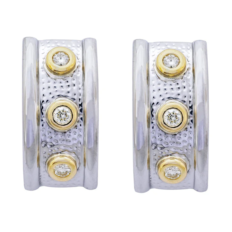 ladies-luxury-rose-gold-earrings-Earrings- Diamond