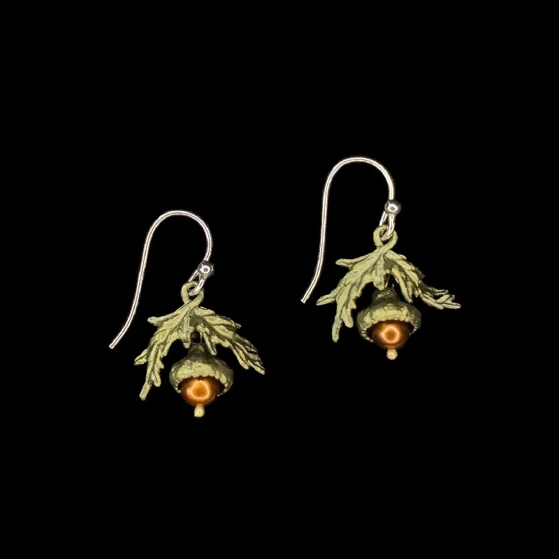 ladies-party-french-wire-earrings-Acorn Earrings