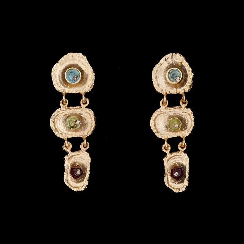 ladies-ethnic-chandelier-earrings-Fine Sea Urchin Earrings