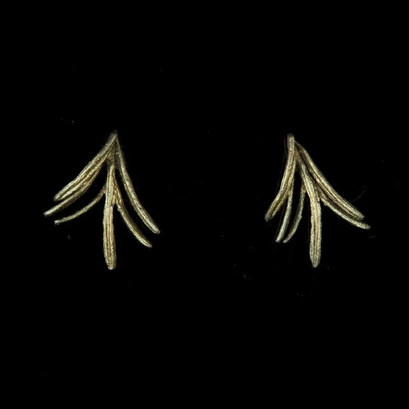 ladies-gift-diamond-earrings-Petite Herb - Rosemary Post Earring