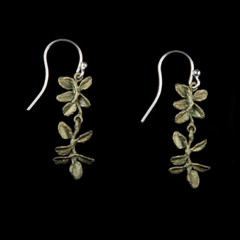 ladies-star-french-wire-earrings-Petite Herb - Thyme Wire Earring