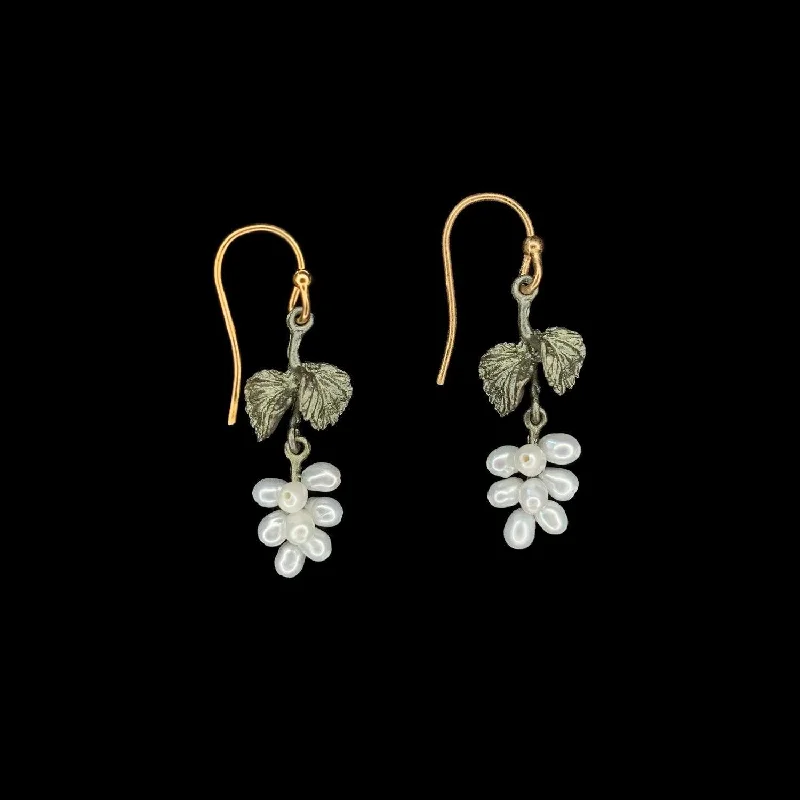 ladies-crystal-french-wire-earrings-Spring Birch Earrings - Wire