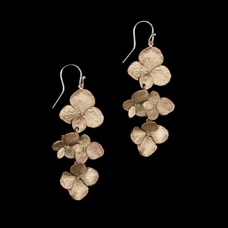 ladies-moon-diamond-earrings-Hydrangea Earrings - Shower