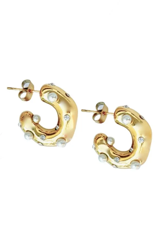 ladies-luxury-gold-earrings-Hudson Earrings